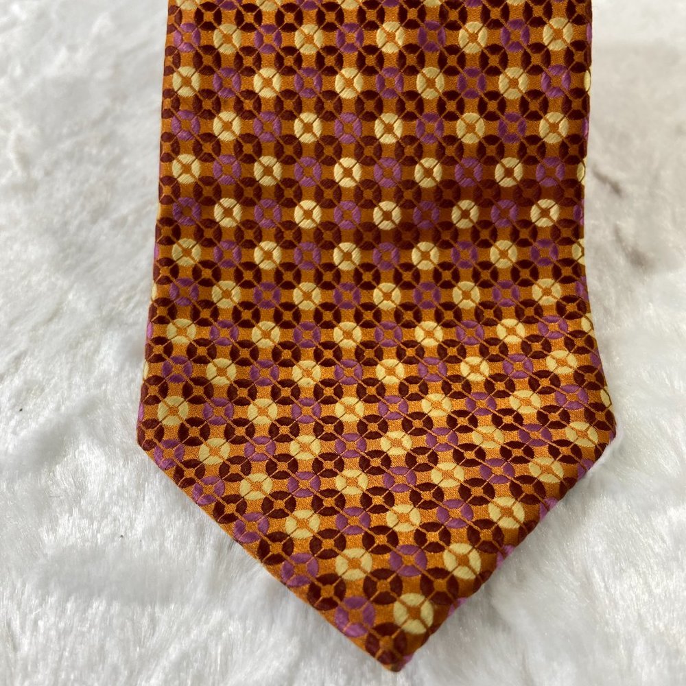 Vintage Alex Mishra Geometric Art Wear Neck Tie - Picture 3 of 5